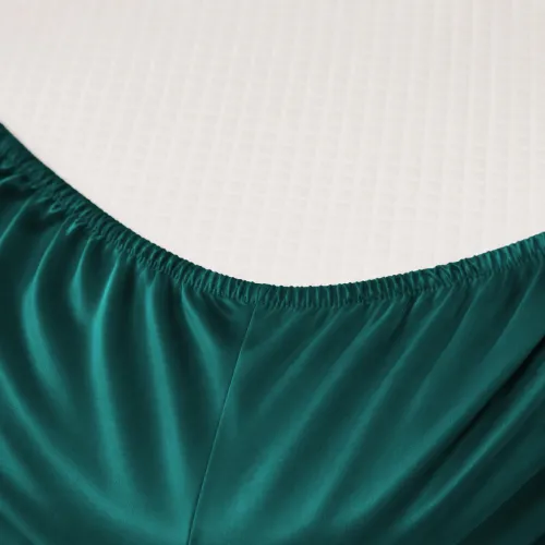 Простынь на резинке Tencel №07 Emerald высота 25 см (детские10 см) - 2