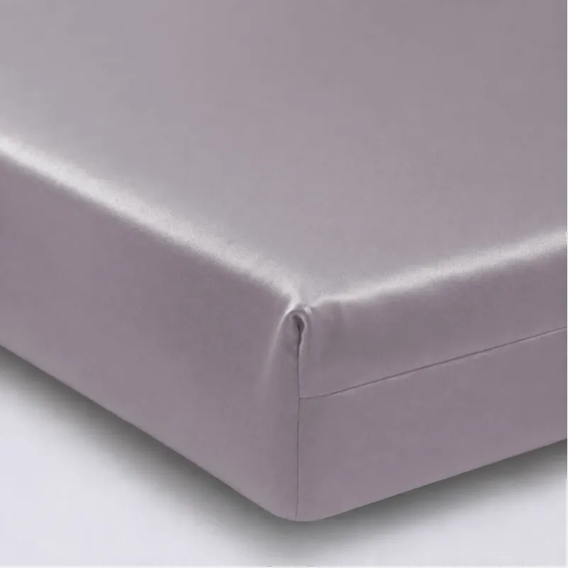 Простынь на резинке Tencel №06 Gray высота 25 см (детские10 см)