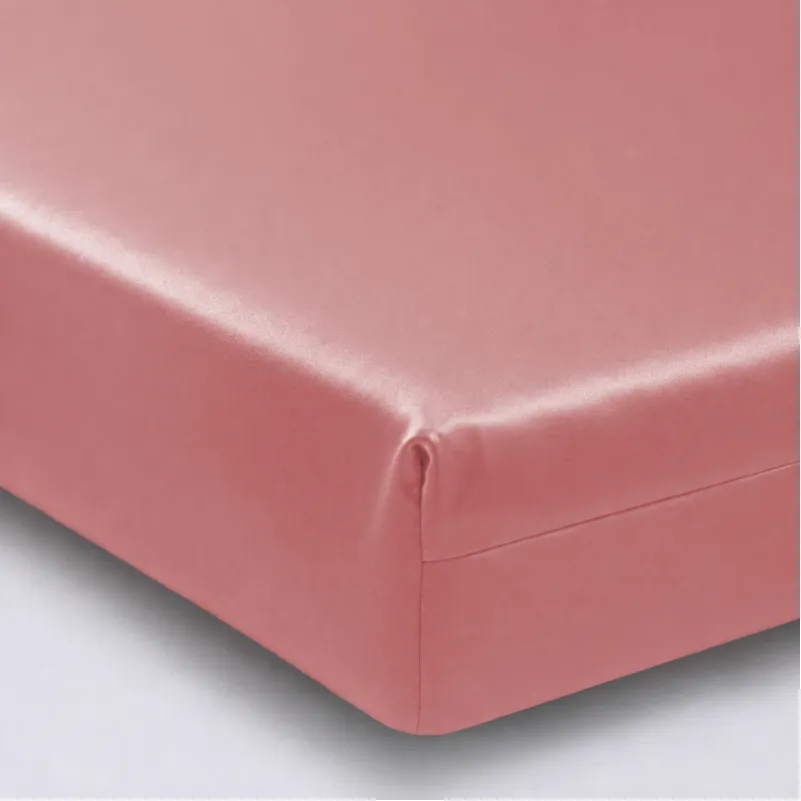 Простирадло на гумці Tencel №02 Pink висота 25 см (дитячі 10 см)