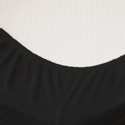 Простирадло на гумці Велюр Winter Frost 28-0007 Black Velvet - висота 25 см (дитячі 10 см) - 2