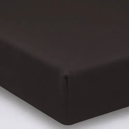 Простирадло на гумці Велюр Winter Frost 28-0003 Brown Velvet - висота 25 см (дитячі 10 см) - 1