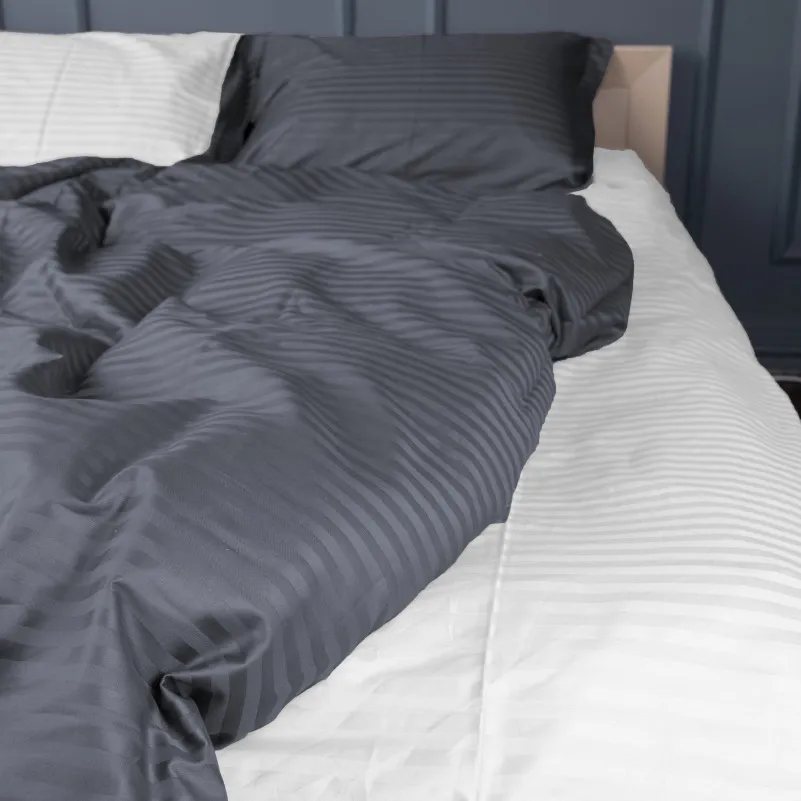 Наволочка Satin Stripe 30-0012 + 30-0001 Vevina - 2