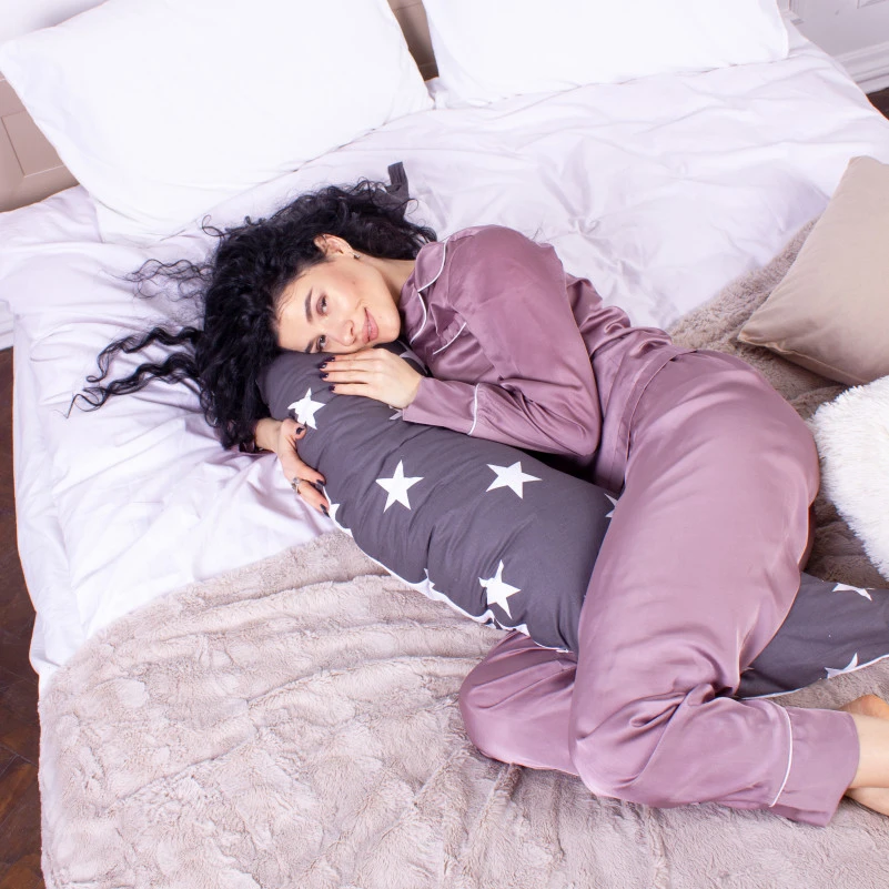 Подушка для беременных и кормления №8321 Print Line 17-0030 Berto EcoSilk бязь - 8