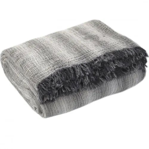 Плед С №1260 Ophelia muslin Antrasit-grey - 4