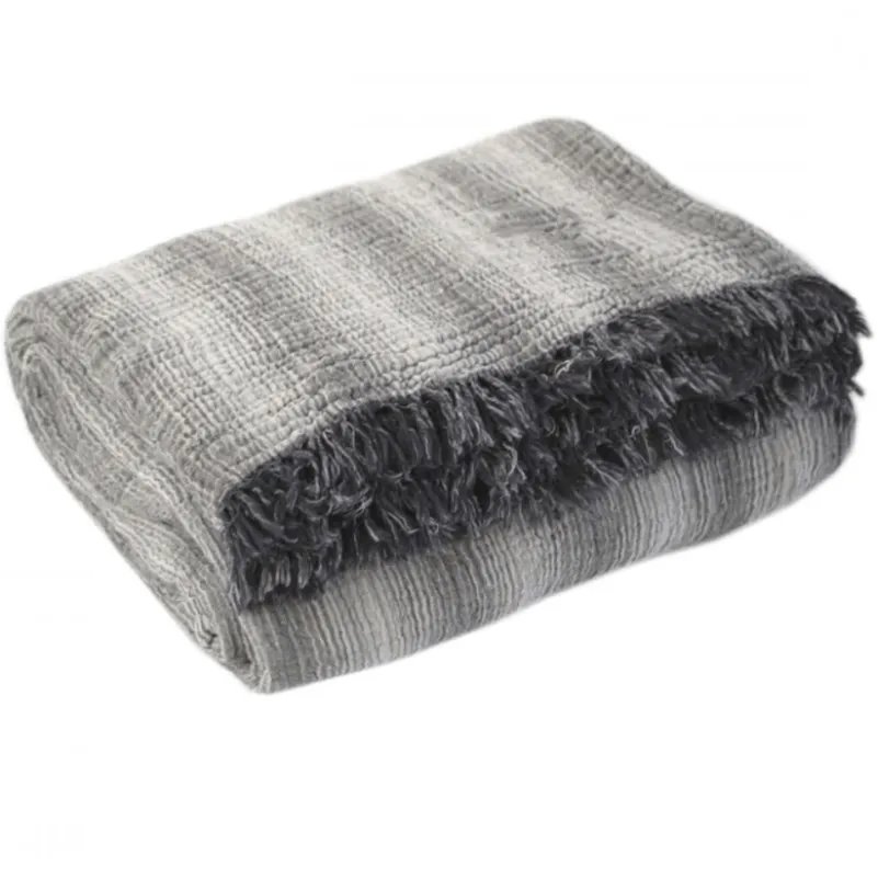 Плед С №1260 Ophelia muslin Antrasit-grey - 3