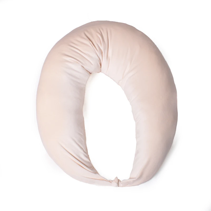 Подушка для беременных и кормления №8302 Velvet Line 28-0004 Cream EcoSilk велюр - 6