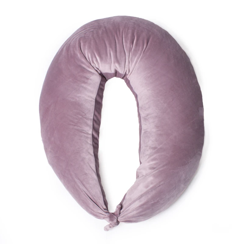 Подушка для беременных и кормления №8303 Velvet Line 28-0005 Ashen EcoSilk велюр - 13