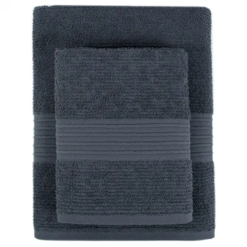 Полотенце С №205 Elite Cotton Gray-blue - 4