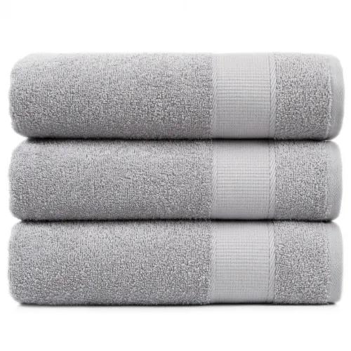 Полотенце С  №207 Elite Cotton Light gray