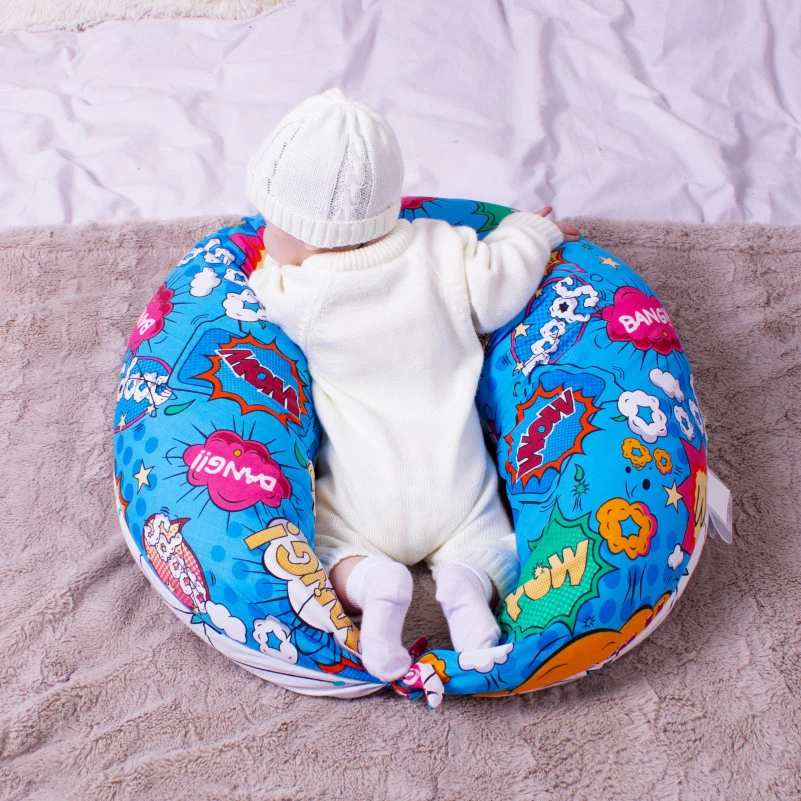 Подушка для беременных и кормления №8330 Print Line 17-0511 Bombs EcoSilk бязь - 13