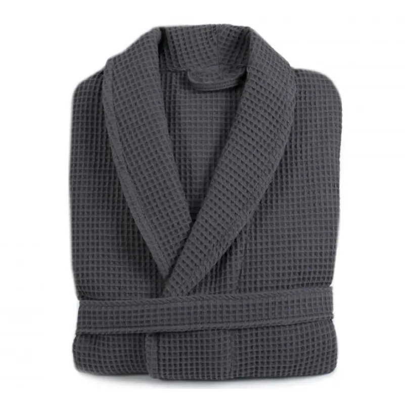 Халат С №300 Waffle robe antrasit