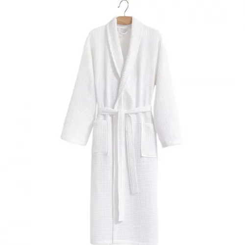 Халат С №303 Waffle robe White - 2