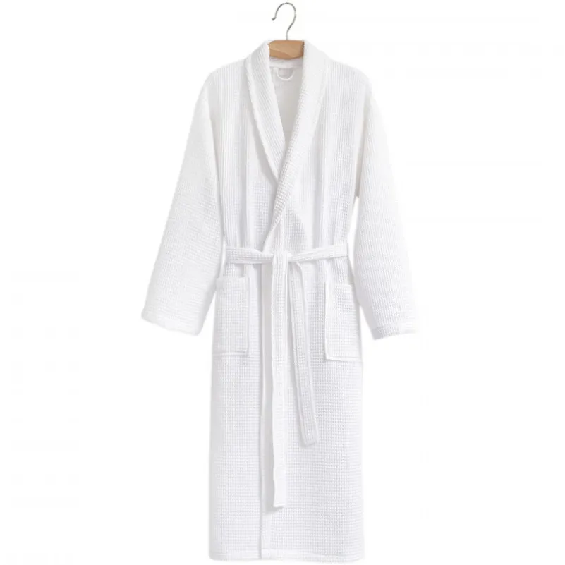 Халат С №303 Waffle robe White - 1