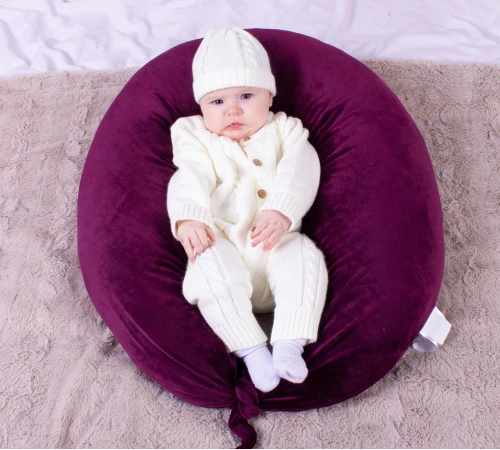 Подушка для вагітних та годування №8301 Velvet Line 28-0002 Excalibur EcoSilk велюр