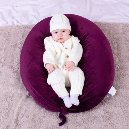 Подушка для вагітних та годування №8301 Velvet Line 28-0002 Excalibur EcoSilk велюр