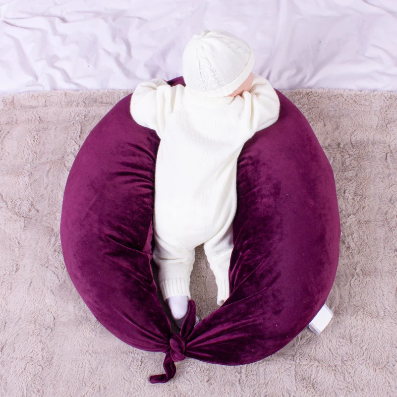 Подушка для вагітних та годування №8301 Velvet Line 28-0002 Excalibur EcoSilk велюр - 14