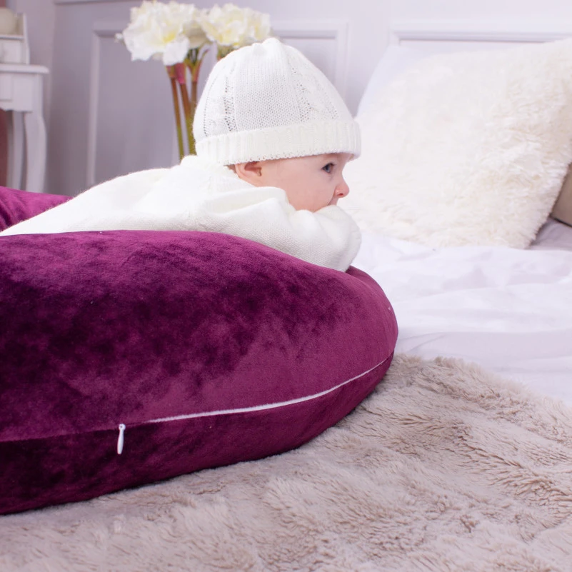 Подушка для вагітних та годування №8301 Velvet Line 28-0002 Excalibur EcoSilk велюр - 13