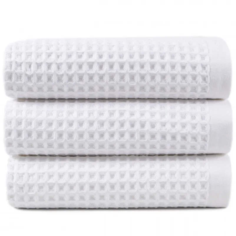 Полотенце С №400 Luxury Waffle White