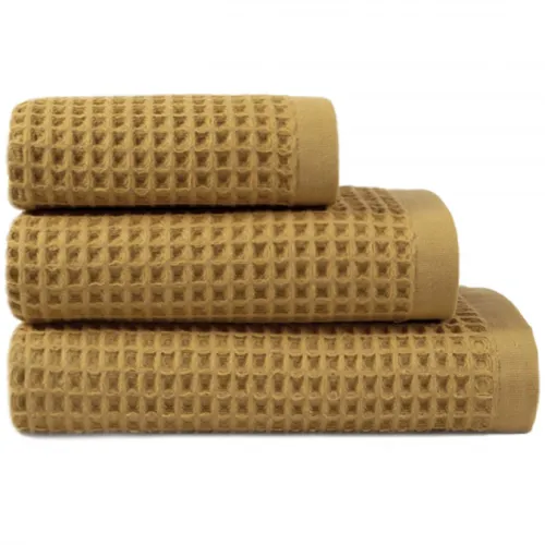 Полотенце С №401 Luxury Waffle Mustard - 2