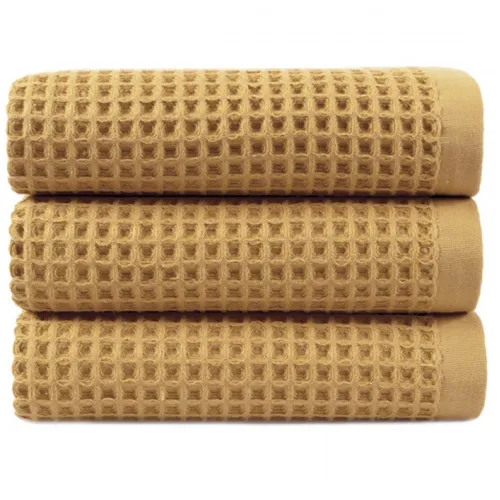 Полотенце С №401 Luxury Waffle Mustard
