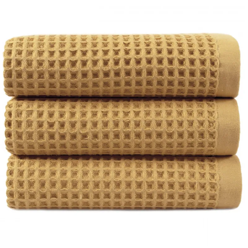 Полотенце С №401 Luxury Waffle Mustard