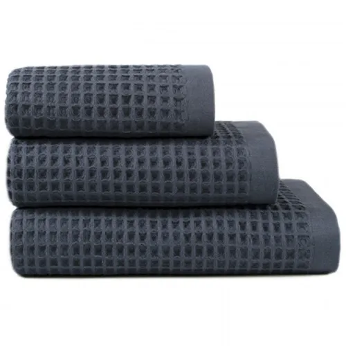 Полотенце С №402 Luxury Waffle Dark grey - 2