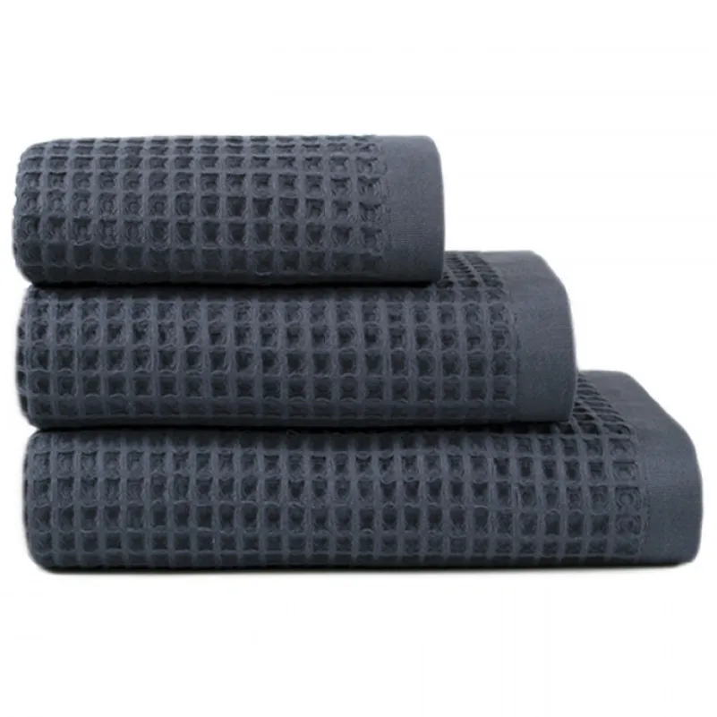 Рушник С №402 Luxury Waffle Dark grey - 1