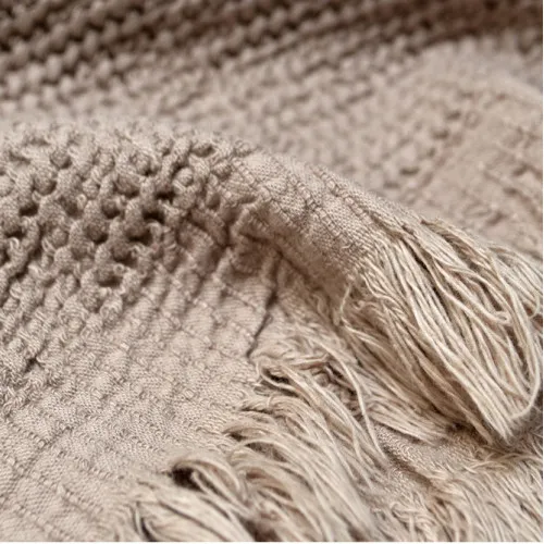 Полотенце С  №404 Luxury Viscous Dark beige - 2