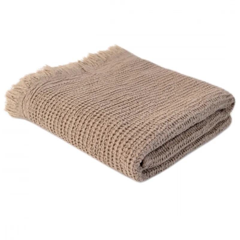 Рушник С №404 Luxury Viscous Dark beige - 2