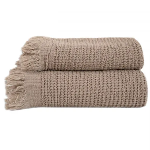 Полотенце С  №404 Luxury Viscous Dark beige - 5