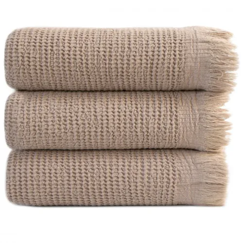 Полотенце С  №404 Luxury Viscous Dark beige