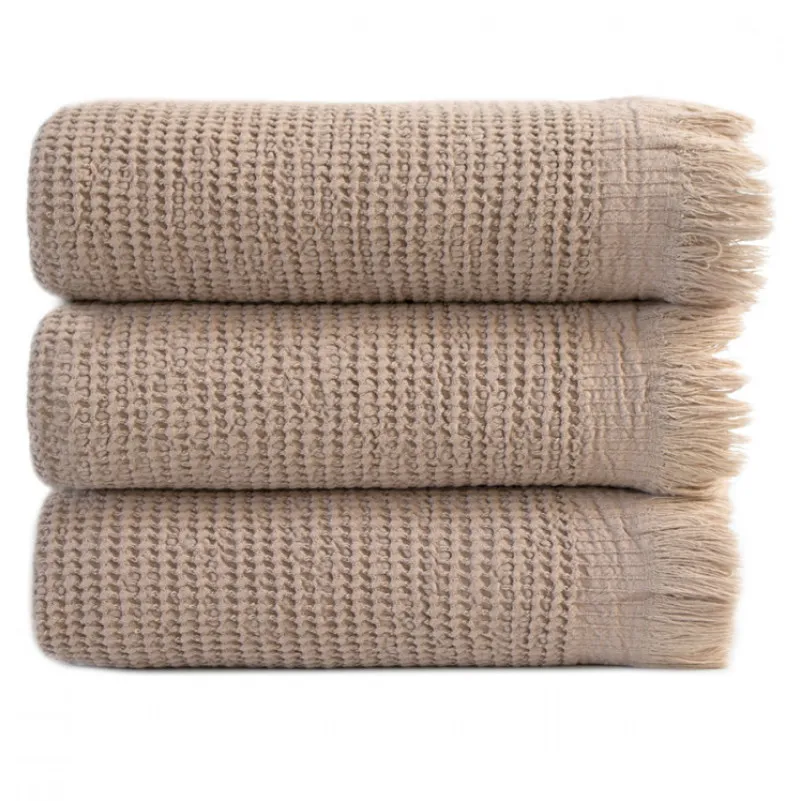 Рушник С №404 Luxury Viscous Dark beige