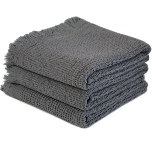 Полотенце С №405 Luxury Viscous Gray - 5