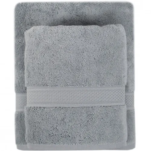 Полотенце С №406 Luxury Jane Gray sky - 2