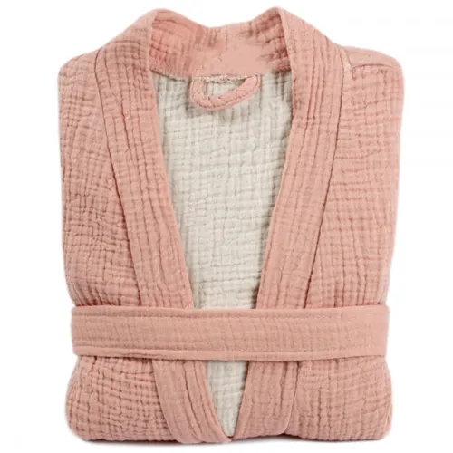 Халат С №602 Muslin robe Powdery