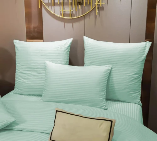 Наволочка №10022 Satin Stripe 30-0013 Azure - 2