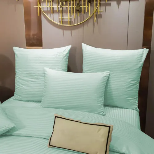 Наволочка №10022 Satin Stripe 30-0013 Azure - 2