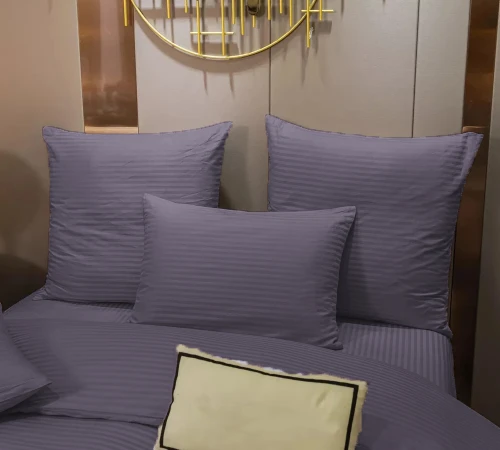 Наволочка №10021 Satin Stripe 30-0011 Gray - 2