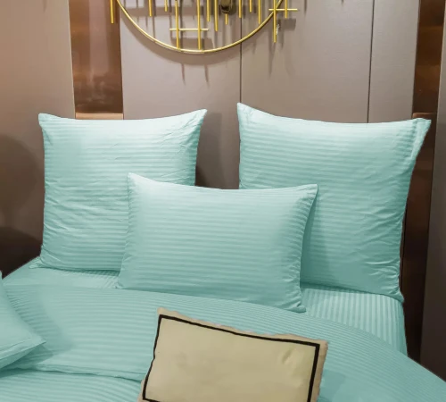 Наволочка №10023 Satin Stripe 30-0014 Mint - 2