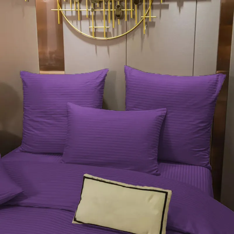 Наволочка №10019 Satin Stripe 30-0009 Purple - 3