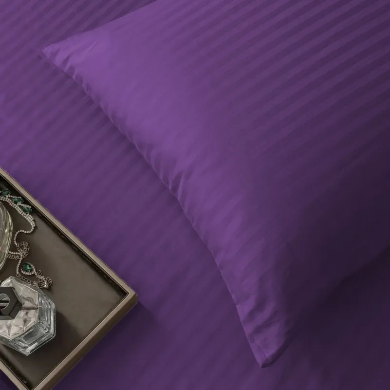 Наволочка №10019 Satin Stripe 30-0009 Purple - 4