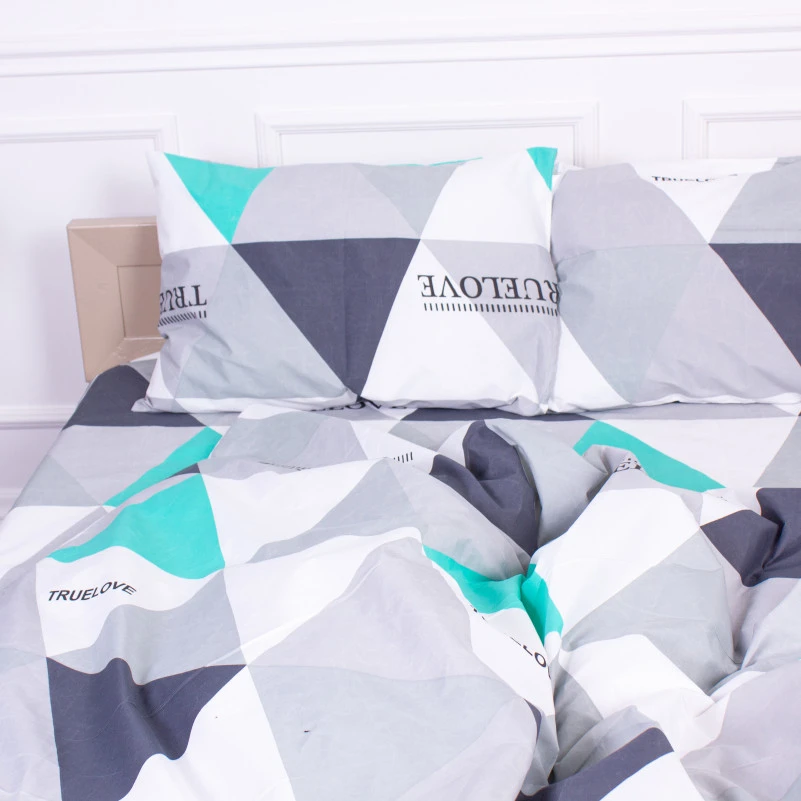 Комплект постельного белья Микрофибра принт 15-0281 Beatrice  - 4