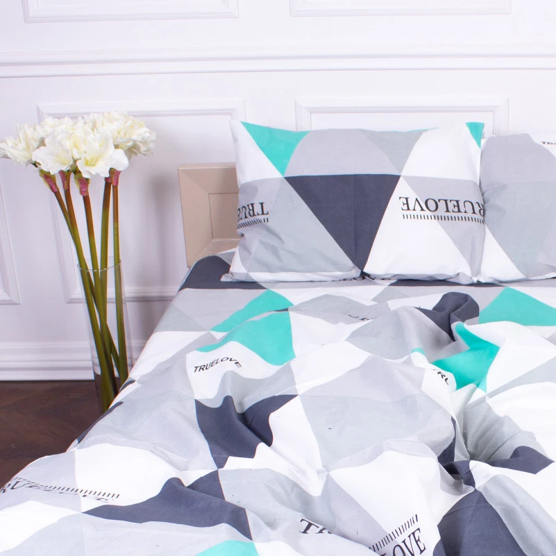 Комплект постельного белья Микрофибра принт 15-0281 Beatrice  - 3