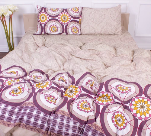 Комплект постельного белья Микрофибра принт 15-0170 Macedonia