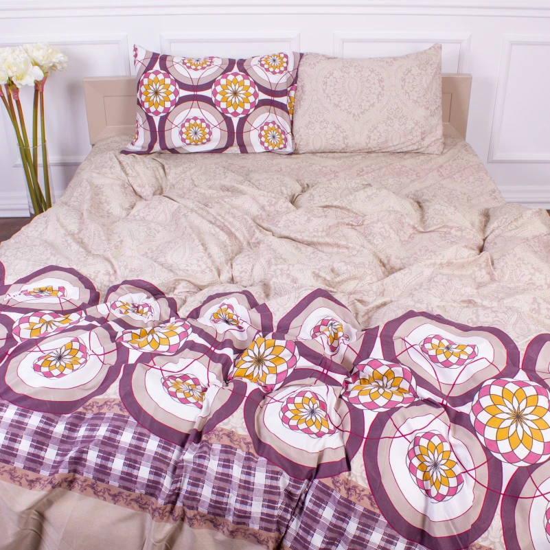 Комплект постельного белья Микрофибра принт 15-0170 Macedonia 