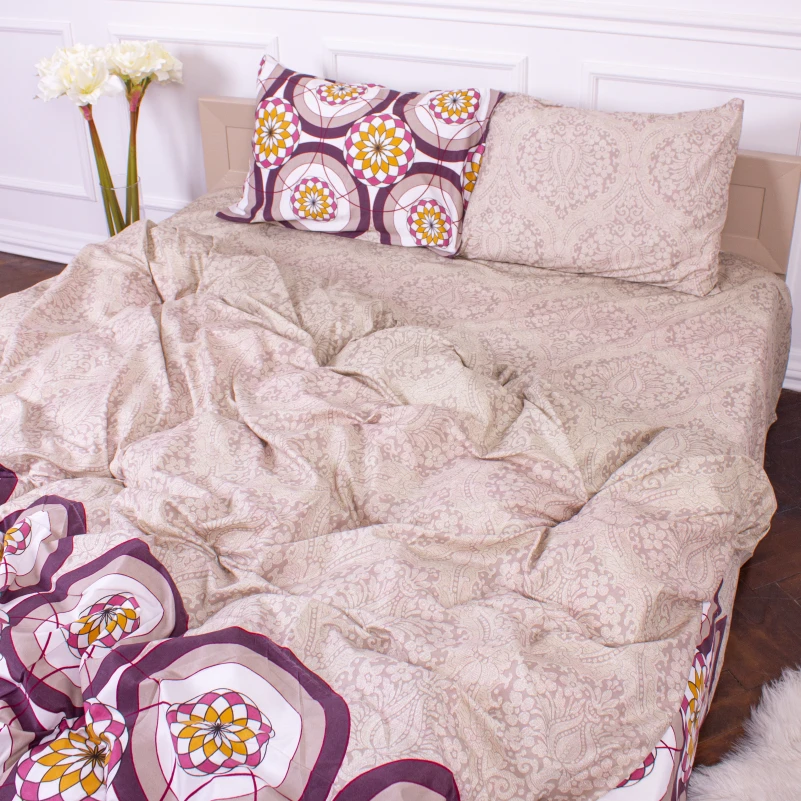 Комплект постельного белья Микрофибра принт 15-0170 Macedonia  - 2