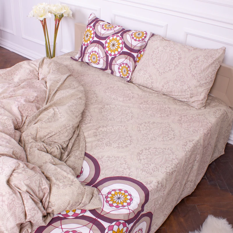 Комплект постельного белья Микрофибра принт 15-0170 Macedonia  - 4