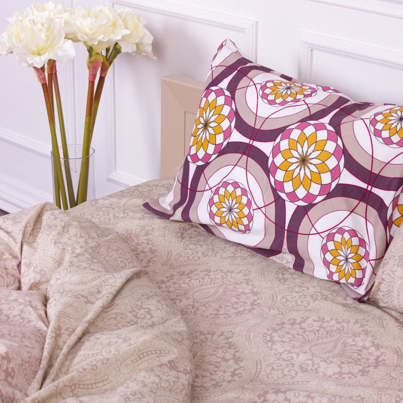 Комплект постельного белья Микрофибра принт 15-0170 Macedonia  - 5