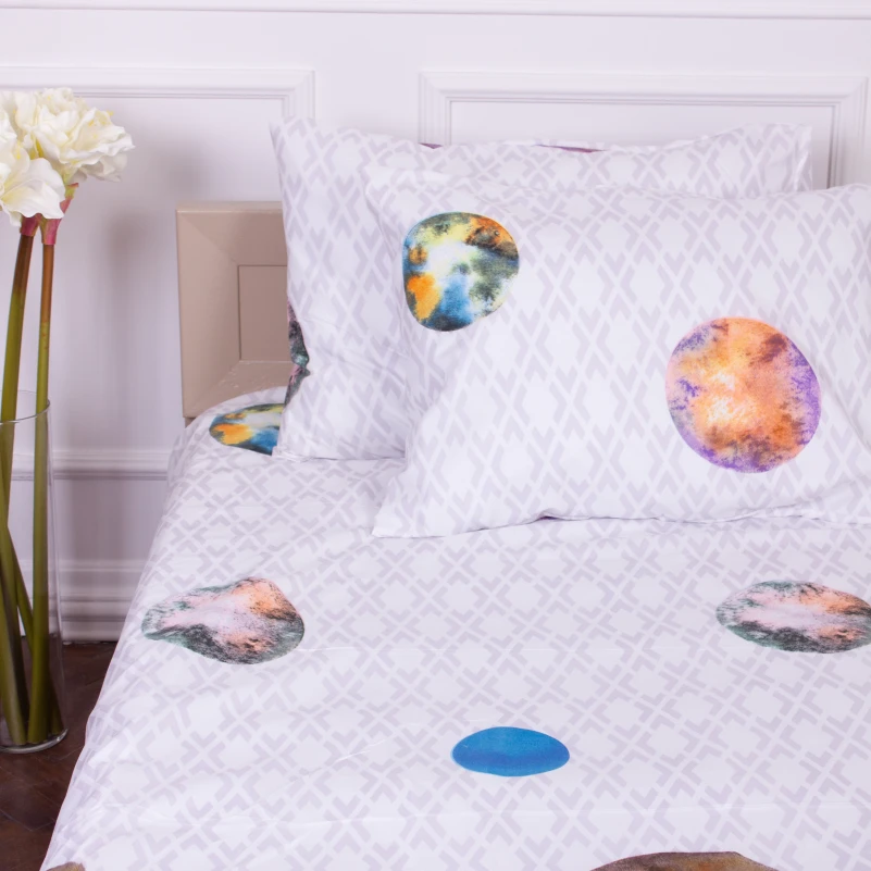 Комплект постельного белья Микрофибра принт 15-0207 Finland  - 2