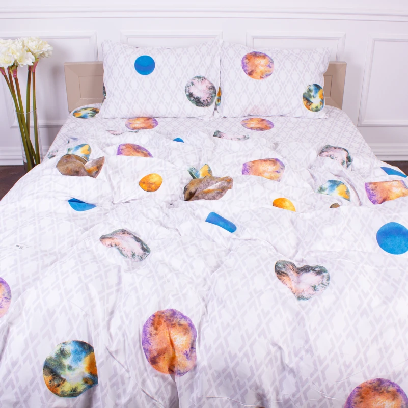 Комплект постельного белья Микрофибра принт 15-0207 Finland 